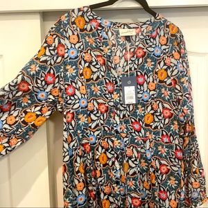 Universal Threads floral button down dress